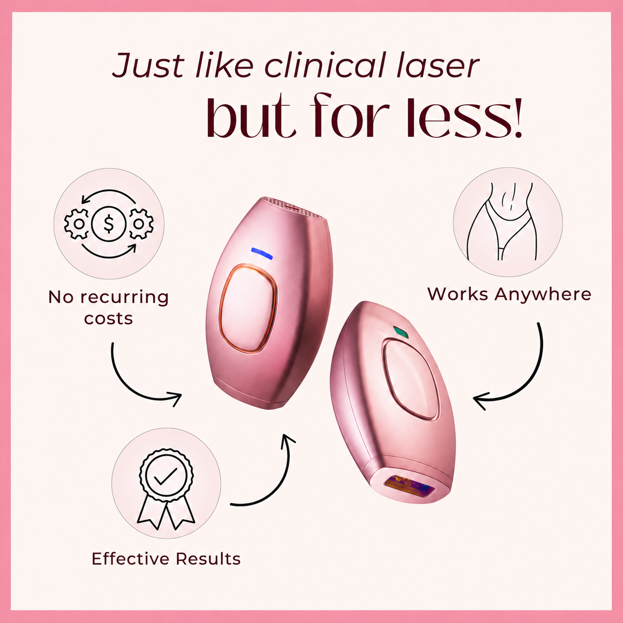ADVANCED IPL HAIR REMOVAL DEVICE – SALON SMOOTH SKIN AT HOME